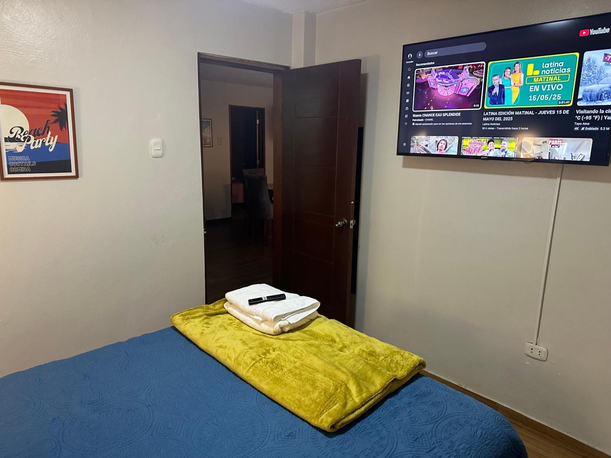 לימה Hermoso Depa Amoblado 3Camas Wifi Terraza מראה חיצוני תמונה